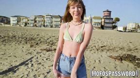 ”Teen brunette Leila Cove slobbers over daddy Charles Deras shaft”