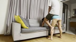 Ponyplay and ponyride a sexygirl on the sofa #SK052