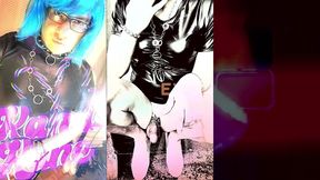 smoking hot brazilian sissy slut kandi kane ass pipe dildo play pmv