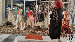 PUBLIC EXHIBITIONISM AT SHOPPING MALL BJ FUCK CUM WALK FILM
