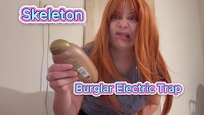 Burglar Trap Electric Shock Turns Thief Into Skeleton