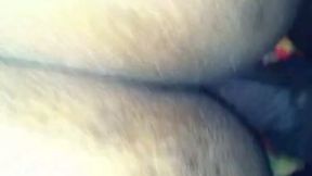 Thick brown butt of my black girlfriend handles my BBC