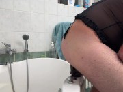 Sissy locked in chastity