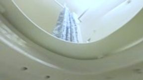 shrinking fetish - Toilet-Sized Temptation: A Tiny Trespasser’s Soaked Descent POV, toilet fetish, femdom, goddess worship  1080 smaller