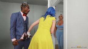 Gussied Up 2 Get Dicked Down part 2: Interracial Threesome with Kinky Jewelz Blu, BBC Damion Dayski, and Cougar Callie Brooks