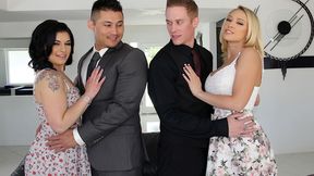 MILF Kagney Linn Karter Fucks a Married Man While Their Spouses Watch