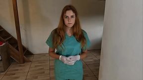 Nurse Julia Does the Amazing Cleaning Swallowing Pee, Rimming and Cum Swallow