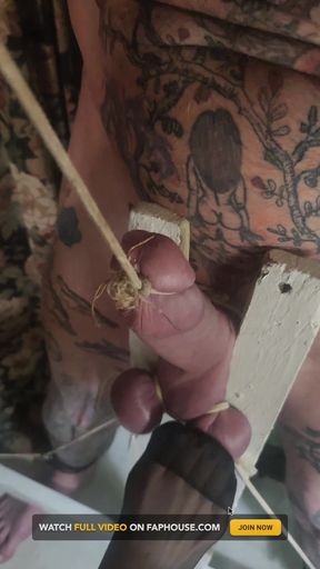 Goode Girl Unholy Crucifix Ballbusting Pt2