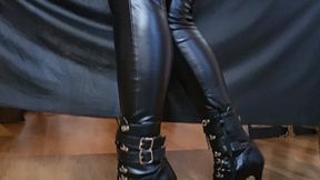 I tie my slave up and ruin his orgasm with Shadow