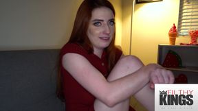 FilthyPov - FILMED MY Hot NERDY Redhead Stepsister Sucking And Riding My Cock