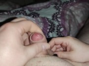 I scratch his balls with my sharp, pointed black nails and rub his cock until he cums *cumblast*