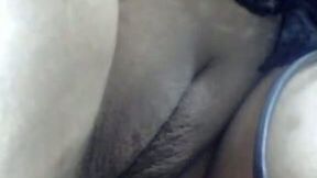 My chunky wife fingers her meaty snatch and fucks it with a carrot