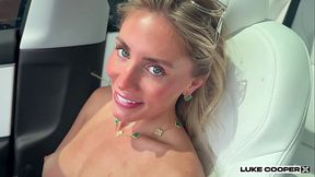 English Slut Bonnie Blue Picked Up And Fucked While Car Drives Itself