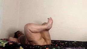 British Cougar Plays With Hard Bbc. Interracial