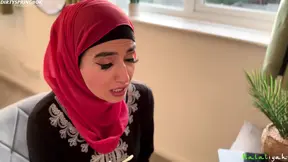 Aaliyah Yasin Tries Not to Swallow Her Stepbrothers Cum