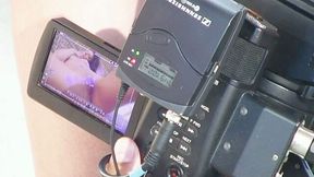 Behind the scene video with solo masturbating girl Cathy Heaven