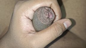 Hot Asian boy jerking off and epic cumming