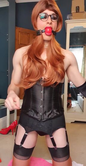 Getting dressed up like a little whore does have it's effects on me