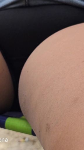 Married giving big ass showing off her butt   Clip 2