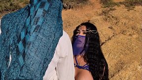 In the middle of the desert I meet an exotic dancer with a huge ass, we fuck hard outdoors - Aaroon Mush