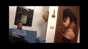 Black Pussy Rides White Cock