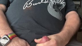 A quick pull and a taste of my hard cock