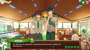 Game: Friends Camp, episode 47 - Can Natsumi become a scoutmaster? (Russian voiceover)