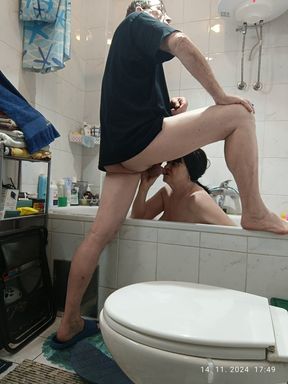 Josephine&#039;s action in bathroom (1)