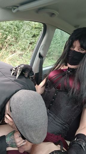 Excursion on Sunday with Veronica in the car.