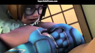 D.Va's Insane Wishes: She Tears up The Soldier and Gets Numerous Intrusion [ 3 DIMENSIONAL MANGA PORN Animated ]