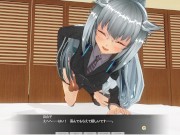 3D HENTAI сute girl jerk off you POV
