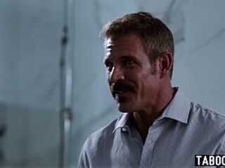 Wicked teen screwing a perv to keep his throat shut