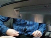 Exposing myself and playing with my dick on the train