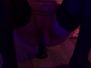 Little Sissy Boy Teases You and Cum While Riding a Dildo (Mobile)