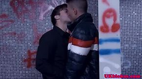 Gay stud gets his tight ass plowed