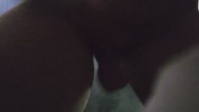 My dick flapping while I pound myself with a toy