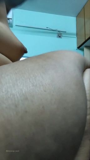 Indian Curvy Shivangi Masturbates with Deep Fingering   Clip 2