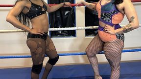 Foxy Fishnets Lock-Up Match - Cocoa v Esmerelda