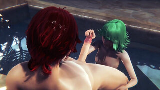 One punch man - Tatsumaki handjob & penetration