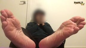 You May Chew My Socks While You Sniff My Feet - Permission Granted - Manlyfoot - Smelly Socks & Feet