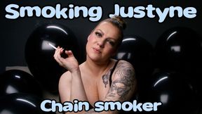 1669 Chain Smoker balloons cigpop smoking