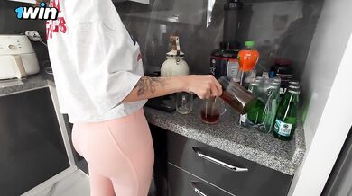 Tattooed neighbor screams as rough dick rips her dry asshole wide open