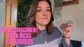 Bi Encouragement - Suck Dicks for Goddess