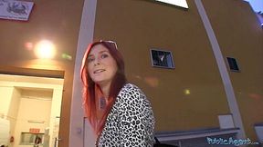 Brunette Teen 18+ Kattie Gives Blowjob For Cash Outdoors