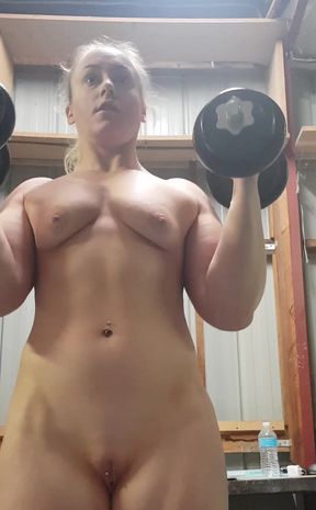 Nude Workouts, Lateral Raise, Bicep Curl