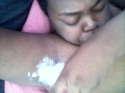 Start of Shaving My Underarm