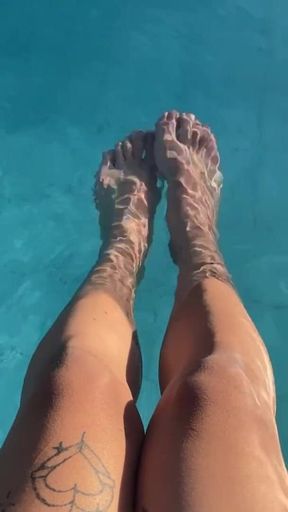 My Feet in the Pool