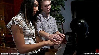 Shemale anal fucking piano teacher