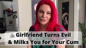 Girlfriend Turns Evil & Milks You for Your Cum