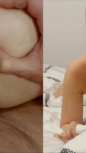 Cheating Wife Painful Anal Eye Rolling Orgasm Without Lube Anal Creampie